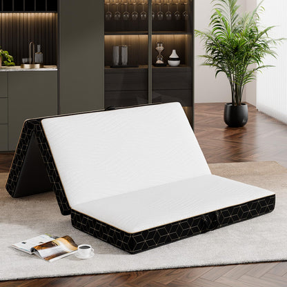 GEMBED Tri-Fold Pad - 4 Inch Full, 73"x52"x3.8"