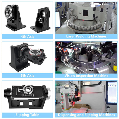 Hollow Rotary Actuator Ratio 10:1 with 3.2Nm NEMA 23 57mm Closed‑Loop All‑in‑One Stepper Motor Kit Integrated Driver High‑Resolution Encoder Hollow Rotary Platform 1 arcmin Accuracy for CNC,3D
