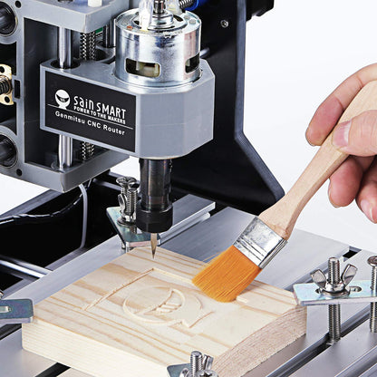 Genmitsu CNC Machine 3018-PRO Router Kit +15pcs 1/4 Inch Shank Router Bits Set with Carry Storage Case