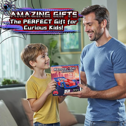 Wall Climbing Remote Control Car Mini Spider 360° Rotating RC Stunt Car Rechargeable RC Cars Toys for 3 4 5 6 7 8 9 10 11 12 Year Old Boys Girls Kids
