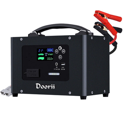 Doorii 10000A Jump Starter, 24V 155WH Car Jump Starter Battery Pack for All Gas & All Diesel Engine, Portable Truck Jump Starter, Power Station for Camping Essentials (V10-1)