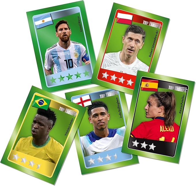 Top Trumps Match Soccer Game World Football Stars - Family Board Games for Kids and Adults - Matching Game and Memory Game - Fun Two Player Kids Games - Memories and Learning for Kids 4 and up