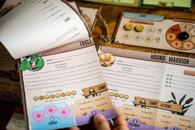 Plaid Hat Games Freelancers Board Game - Dive into a Post-Apocalyptic Gig Economy! Narrative Adventure Game Fantasy RPG Game Ages 14+ 3-7 Players 90 Minute Playtime