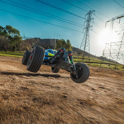 ARRMA RC Car 1/8 Typhon 4X4 RTR Brushed Buggy Blue (Battery and Charger Not Included) ARA4206V4T1
