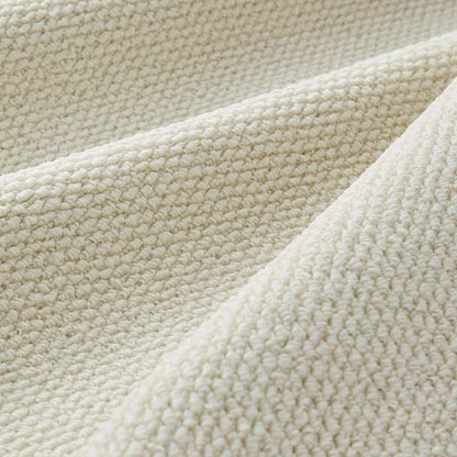 Bedsure 5x7 Faux Wool Area Rug - Machine Washable, Non-Slip, Pet Friendly - Cream for Living Room & Bedroom