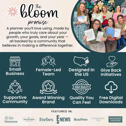 bloom daily planners 2026-2027 Planner (8.5” x 11") 13 Month Academic Year Organizer (July 2026 - July 2027) - Weekly & Monthly Agenda Book with Stickers & Tabs - Creating a Life I Love