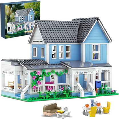 Gilmore House in Stars Hollow Building Set Lorelai Sitcom TV Block Toys for Fans Girls Adults Collectible Model Compatible with Lego Gifts for Birthday Christmas (1107PCS)