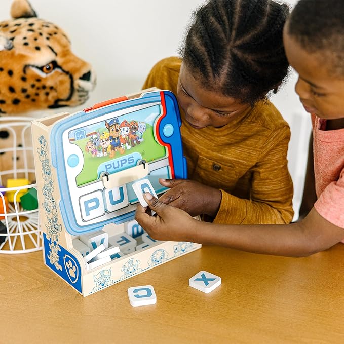 Melissa &amp Doug PAW Patrol Wooden See &amp Spell Pup Pad Game - FSC Certified
