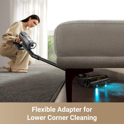 DREAME Z30 Cordless Vacuum Cleaner, 310AW 90 Mins Powerful Suction Stick Vacuum for Home Hard Floor Carpet Pet Hair, Smart Lightweight Rechargeable Battery Vacuum