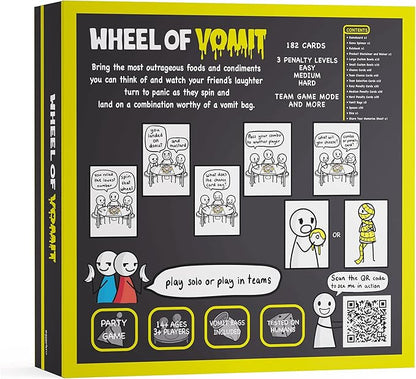 Hilarious Party Board Game for Adults &amp Families – Funny Food Challenge Game for Game Nights - One of The Best Board Games for Family Fun - Perfect Adult Board Games Choice