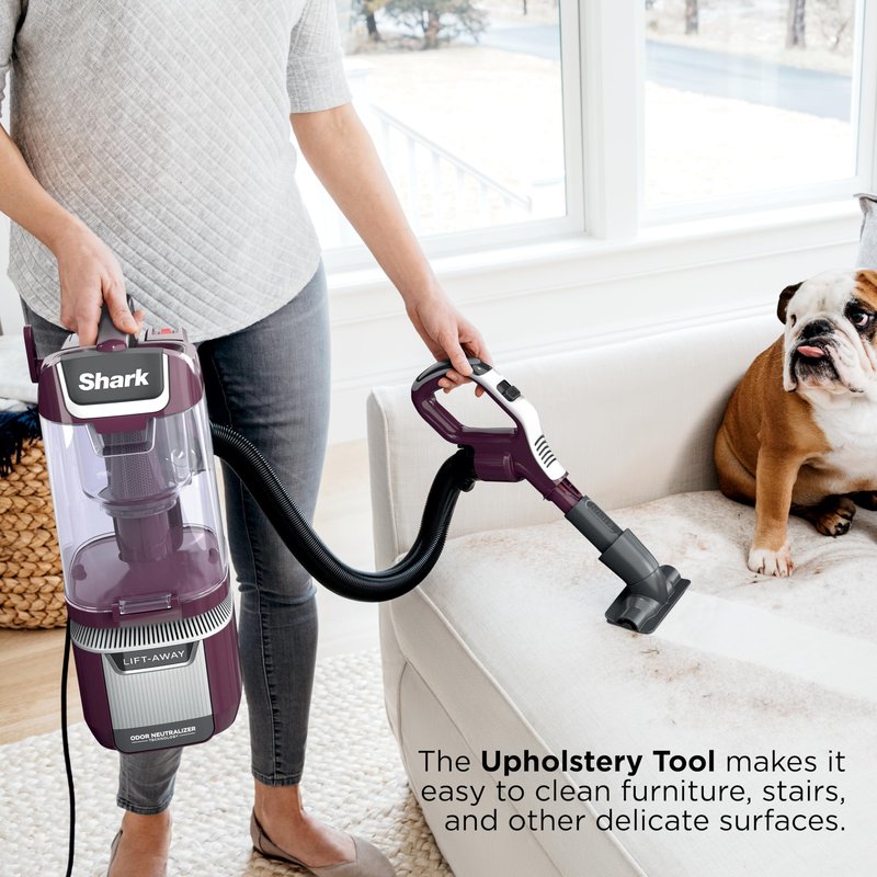 Shark LA702 Rotator Pet Lift-Away ADV Upright Vacuum with DuoClean PowerFins HairPro & Odor Neutralizer Technology, Wine Purple