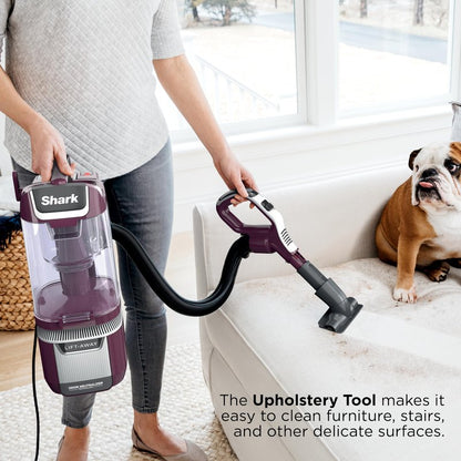 Shark LA702 Rotator Pet Lift-Away ADV Upright Vacuum with DuoClean PowerFins HairPro & Odor Neutralizer Technology, Wine Purple