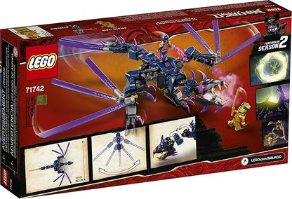 LEGO NINJAGO Legacy Overlord Dragon 71742 Ninja Playset Building Kit Featuring Posable Dragon Toy New 2021 (372 Pieces)
