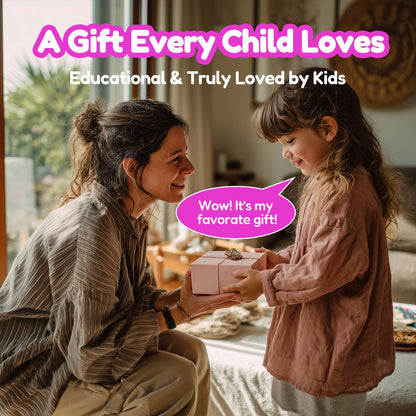 MoLingvora Bilingual Talking Flash Cards for Kids - Italiano Italian English Flashcards Children Adults, 510 Sight Words, ABC Alphabet, Pocket Speech for Toddlers, Audible Sensory Toys (Italian, Pink)