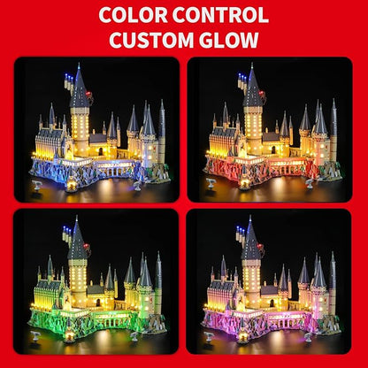 BRIKSMAX Led Lighting Kit for Harry Potter Hogwart's Castle - Compatible with Lego 71043 Building Blocks Model- Not Include The Lego Set