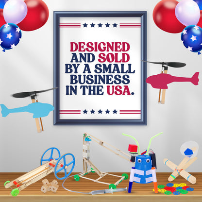 Scribble Bot Kit, 30-Pack – Build 30 Motorized Drawing Robots, Complete STEM Project Kit for Classrooms, Ages 8+
