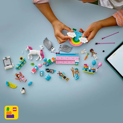 Lego Friends Unicorn Fairy Cosplay Party Toy Birthday Toy for Girls Boys Age 6 7 8 9 Pretend Play Mother Father 42661