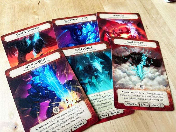 Plaid Hat Games Ashes Reborn: Red Rains Frostwild Scourge Expansion Decks – Phoenixborn &amp Chimera Set for 1-2 Players Ages 14+ – Requires Corpse of Viros &amp Master Set