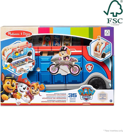 Melissa &amp Doug PAW Patrol Match &amp Build Mission Cruiser - FSC Certified