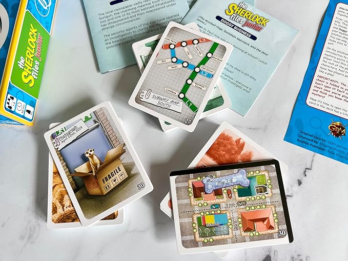 Sherlock Files: Junior Introductory Investigations Strategy Board Games Indie Boards &amp Cards