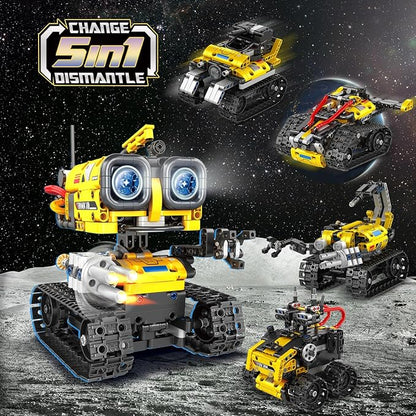 Robot Building Toys for Kids - 5 in 1 Remote- &amp App-Controlled Robots Toy RC Wall/Engineering/Mech Scorpion Building STEM Toys Robot Toy Gifts for Kids Boys Girls Age 10+ (560 PCS)