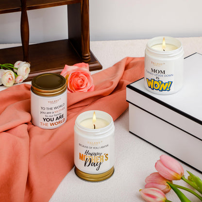 Scented Candle for Mom | Mother's Day Gifts | Perfect Home Décor Gift Elegant Gift for Mother | Mom Birthday Gifts | 8.4oz Candle Jars | Iris & Orange Blossom