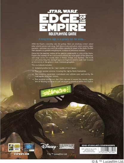Star Wars Edge of the Empire Lords of Nal Hutta SOURCEBOOK | Roleplaying Game | Strategy Game For Adults and Kids | Ages 10+ | 3-5 Players | Average Playtime 1 Hour | Made by EDGE Studio