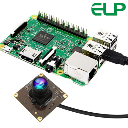 ELP 5MP Global Shutter 50fps USB Camera Module for Computer UVC USB2.0 Lightburn Cam for Laser Engraver High Speed 60fps PC Camera Wide Angle Webcamera for Live Streaming (100°Low Distortion Lens)