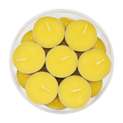 Mandala Crafts Tibetan Tealight Vanaspati Ghee Butter Lamp Candle Set for Meditation, Ceremonies, Rituals, Altars, Diwali; 28 Pack