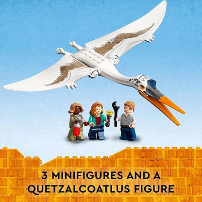 LEGO Jurassic World Quetzalcoatlus Plane Ambush Set 76947 with Dinosaur Toy Figure and Airplane Model 2022 Movie Inspired Multicolor