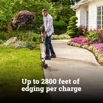 WORX Nitro Cordless Lawn Edger, 7'' Grass Edger with 3 Depth Settings, 20V Trencher with Dual Wheels & Brushless Motor, Battery & Charger Not Included, WG898.9