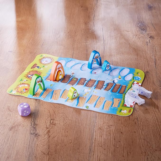 HABA My Very First Games Go Go Little Penguin Toddler Learning Game and Cooperative Toddler Board Games for 2 Years and up Made in Germany