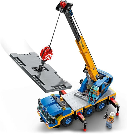 Lego 60324 City Off-Road Crane Crane and Truck Toy with Hooks Buildable Vehicle Toy for Boys and Girls from 7 Years Gift for Children and Fans of Construction Vehicles