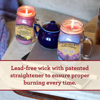 Our Own Candle Company, Mango Smoothie Scented Mason Jar Candle, 100 Hour Burn Time, 13 Ounces