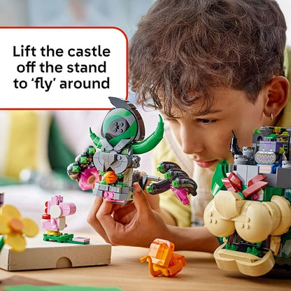 LEGO Super Mario Prince Florian &amp Castle Bowser Building Toy - Pretend Play Set for Boys &amp Girls Ages 9+ - Building Blocks for Kids W/Digital Action &amp 4 Toy Figures - Gift Idea for Birthd
