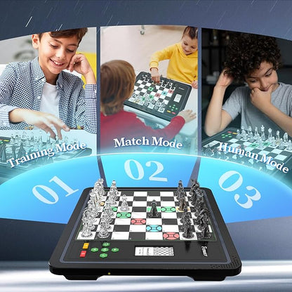 Electronic Chess Set Computer Chess Game Electronic Chess Set Game Chess Sets Games Lovers for Beginners Great Partner for Play and Practice