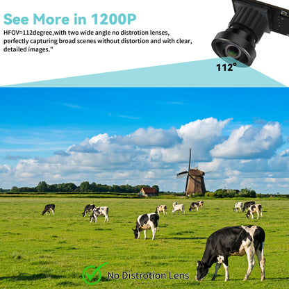 MMlove USB Stereo Camera Module 1200P 60FPS Global Shutter USB Webcam with Synchronous Dual Lens,600P 120FPS High Speed 3D Webcam 112° Wide Angle Lightburn Camera for VR,PC/Laptop/Raspberry Pi