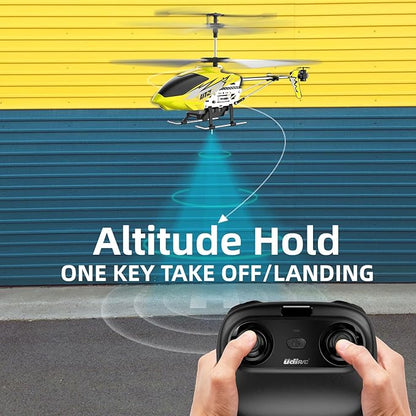 Cheerwing U12 Remote Control Helicopter with Altitude Hold Mini RC Helicopter for Adults Kids One Key take Off/Landing and 2 Batteries