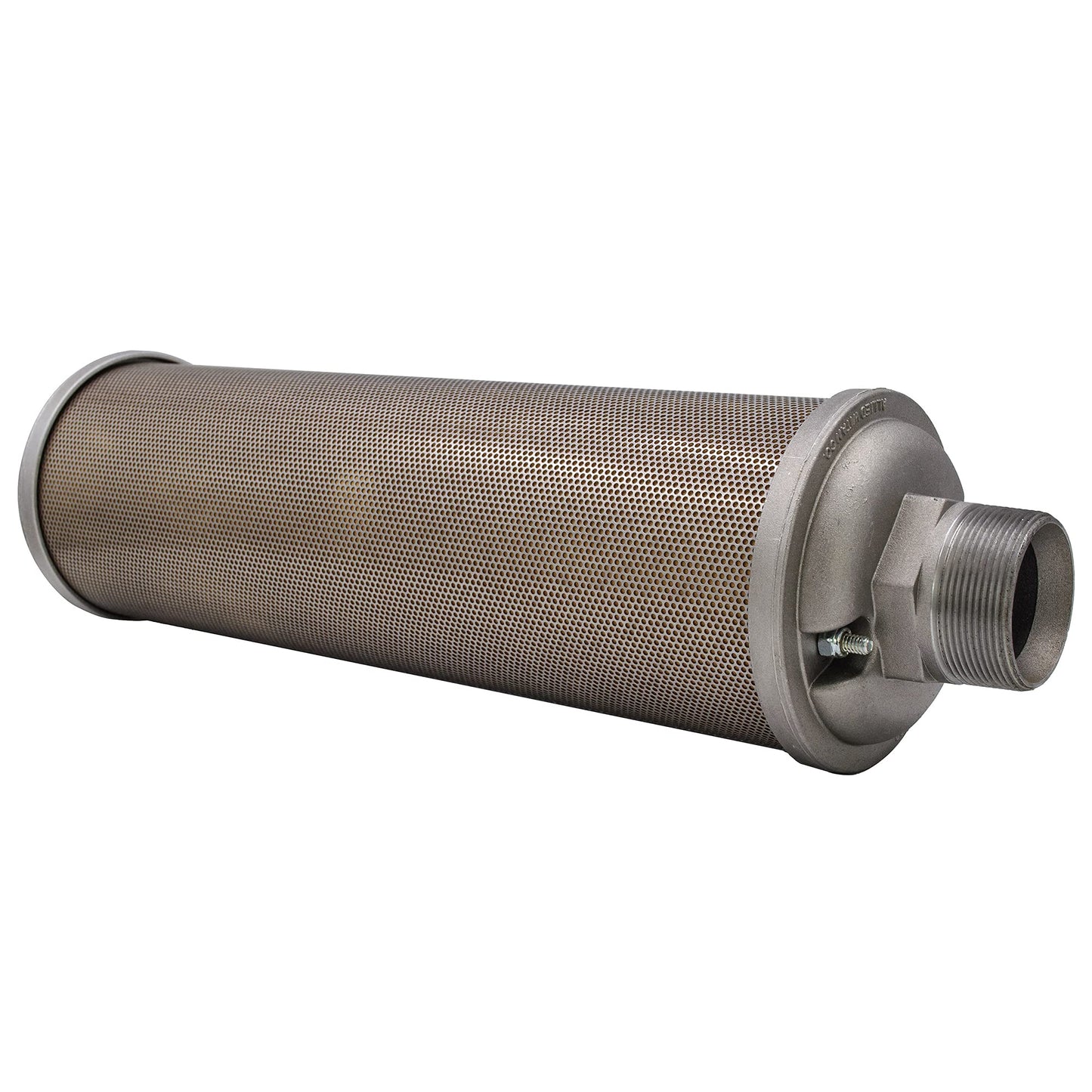 Industrial Service Solutions ALWITCO M20 Atomuffler Air Exhaust Muffler | 2 in NPT Male, Single Chamber, 125 PSI | Replacement Part | General Purpose | for Compressed Air Equipment & Systems