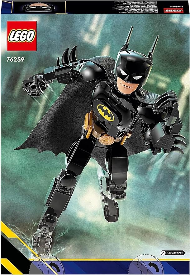 Lego 76259 DC The Batman Figure Superhero Construction and Decoration Toy with Cape Based on The Batman Movie 1989 Collectible Game Gift Idea for Children