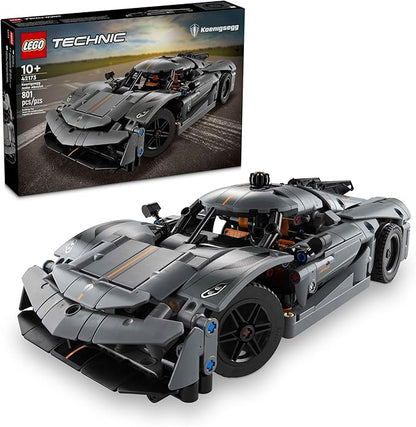 LEGO Technic Koenigsegg Jesko Absolut Grey Hypercar Sports Car Building Set for Boys and Girls Vehicle Racing for Kids Buildable Model Kit Sport Car Toy Motor Enthusiasts’ Gift 42173
