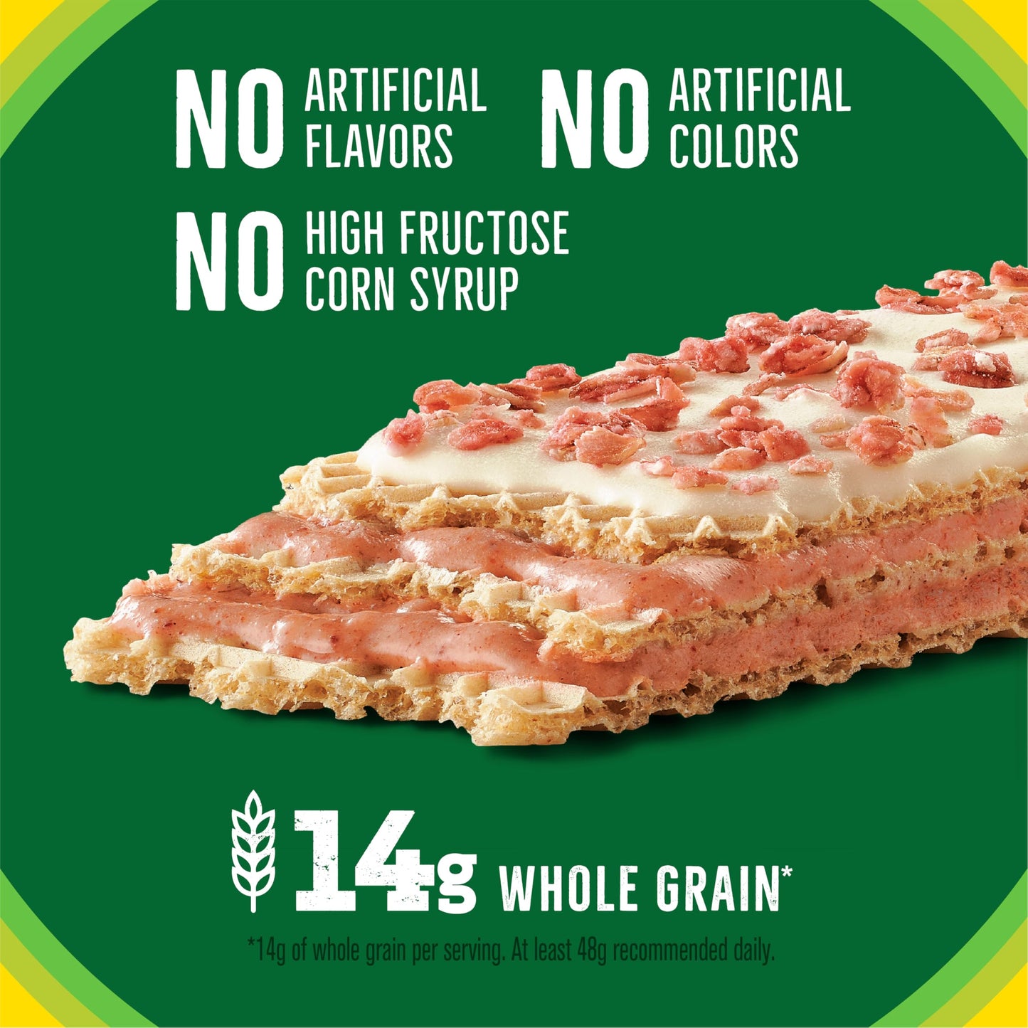 Nature Valley Crispy Creamy Wafer Bars, Strawberry, Whole Grain, 5 Bars, 6.5 oz