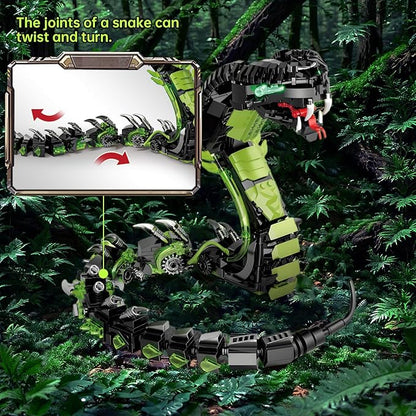 Mechanical Snake Building Blocks Set Creative Model Toys Set for Adults and Kids