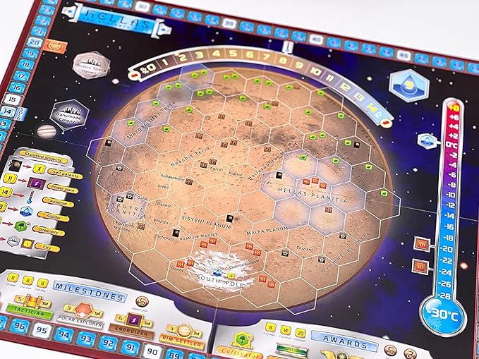 Terraforming Mars: Hellas Elysium - The Other Side of Mars Expansion by Stronghold Games Strategy Board Game
