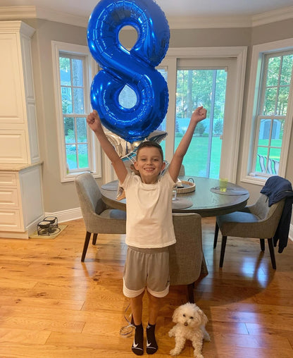 Number 22 Balloon by [Brand Name] - 40 Inch Navy Blue Birthday Decoration for 22nd Celebration