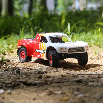 1:12 4WD Brushless RC Truck for Adults 4x4 Offroad Waterproof Monster Trucks Electric Powered High Speed Remote Control Cars Fast Extreme All Terrain RC Truggy with Double 3S Battery
