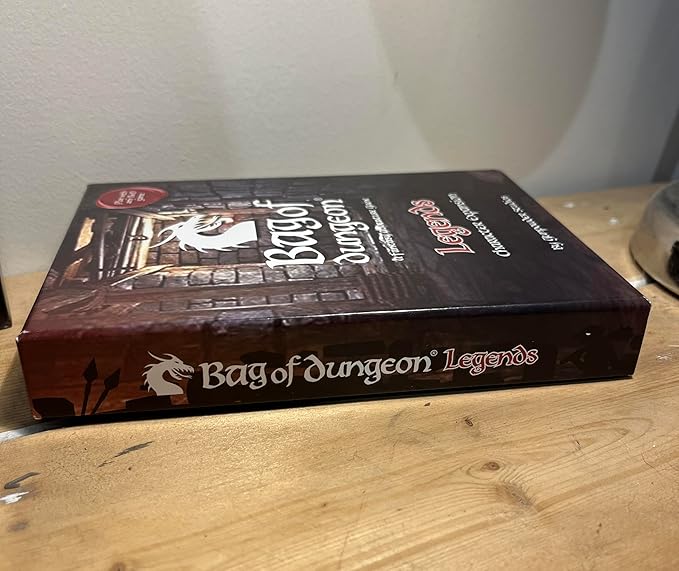 Bag of Dungeon Bag of Dungon Legends Character Expansion Pack - use with Any Board Game - with Added Destiny Skill Cards Encounter Cards and 4 new Brave Heroes - (2nd Edition)