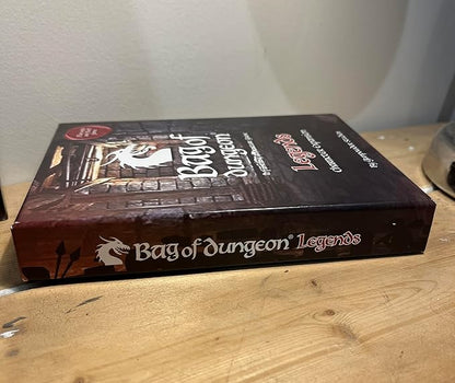 Bag of Dungeon Bag of Dungon Legends Character Expansion Pack - use with Any Board Game - with Added Destiny Skill Cards Encounter Cards and 4 new Brave Heroes - (2nd Edition)