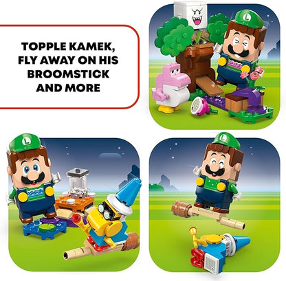 LEGO Super Mario Super Mario Adventures with Interactive Luigi Toy - Building Toys for Kids Boys &amp Girls Ages 6+ - Nintendo Birthday Gift Idea with 4 Figures - 71440