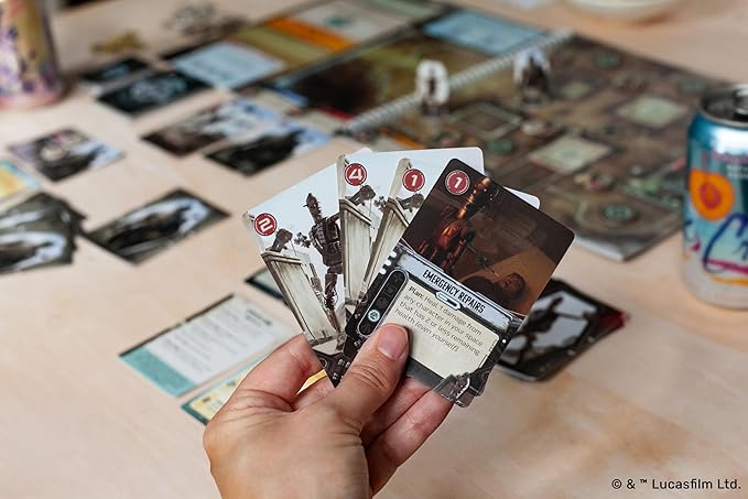 Asmodee Star Wars: The Mandalorian Adventures Board Game - Cooperative Missions Inspired by Season 1 Strategy Game for Kids and Adults Ages 12+ 1-4 Players 30-60 Minute Playtime